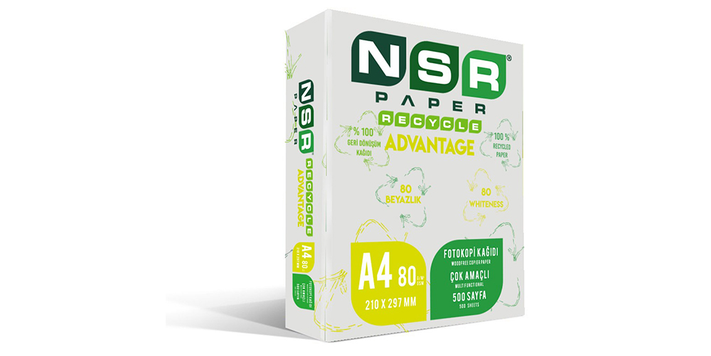 Nsr Paper Recycle Advantage 80gsm A4 Fotokopi Kağıdı