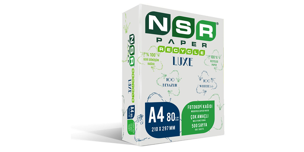 Nsr Paper Recycle Luxe 80gsm A4 Fotokopi Kağıdı